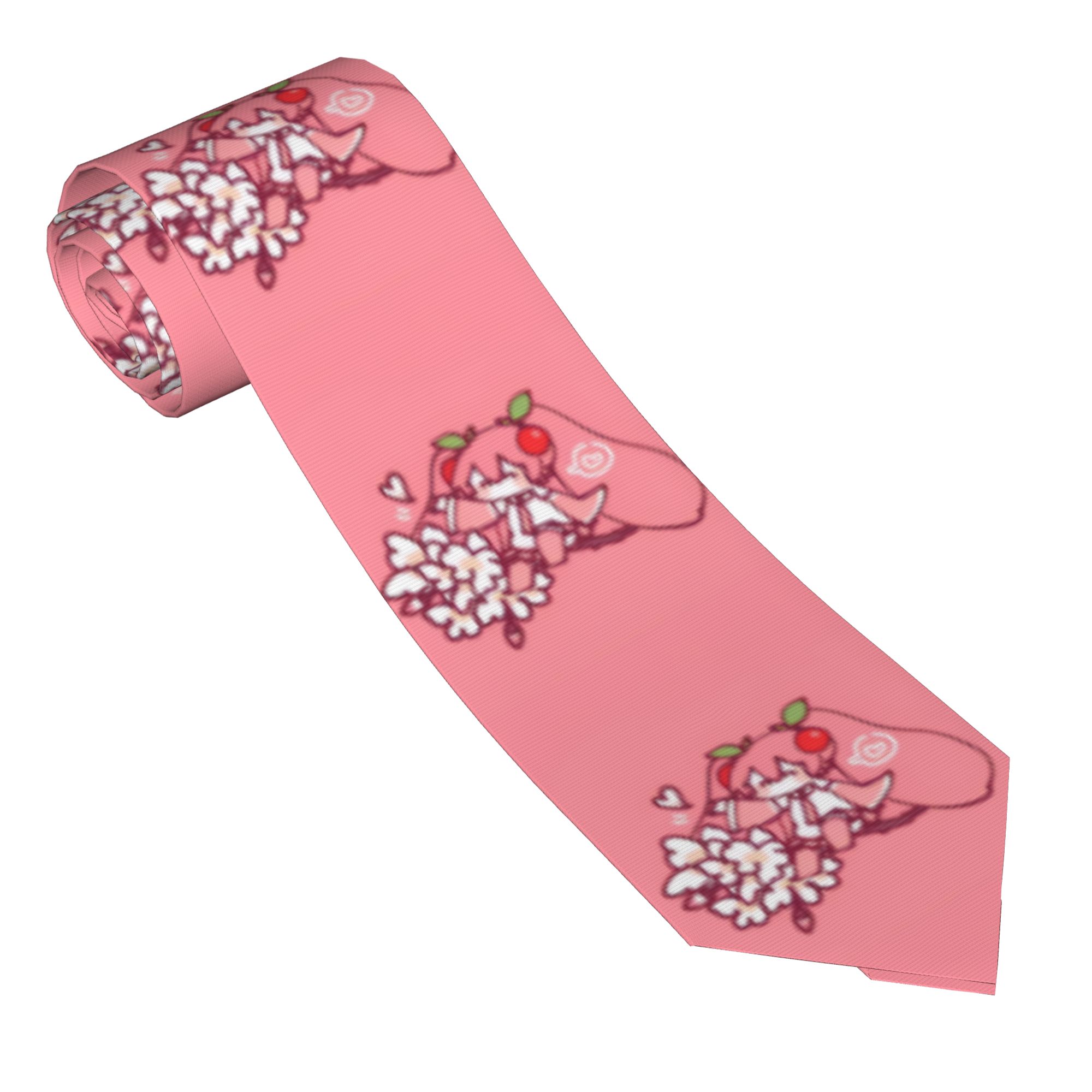Skinny Tie Men - Neckties H-Hatsunes Mikus Chibi Kawaii Men