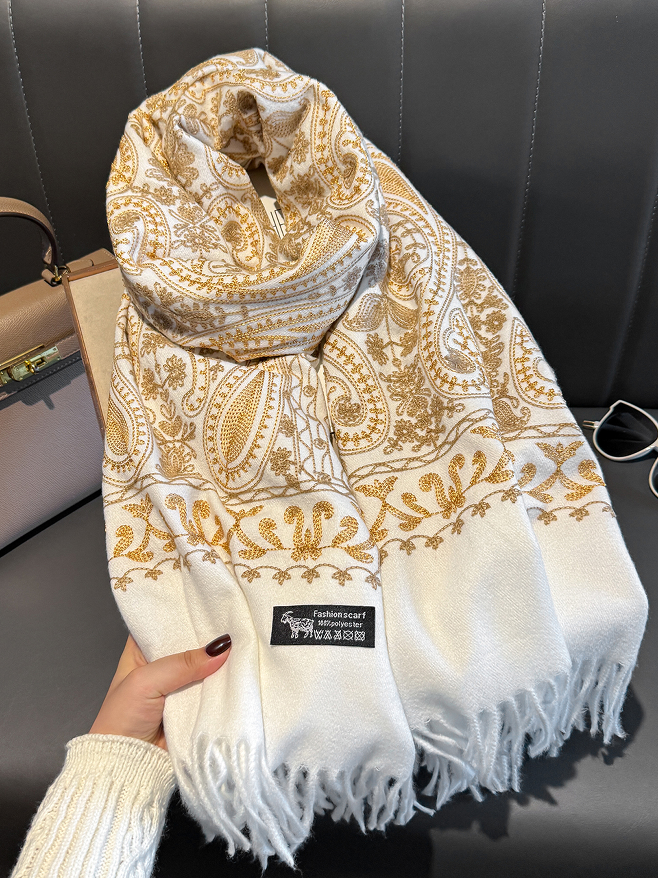 Luxury Thick Warm Paisley Pash – Woven Scarf Blanket Bewertung und Preis