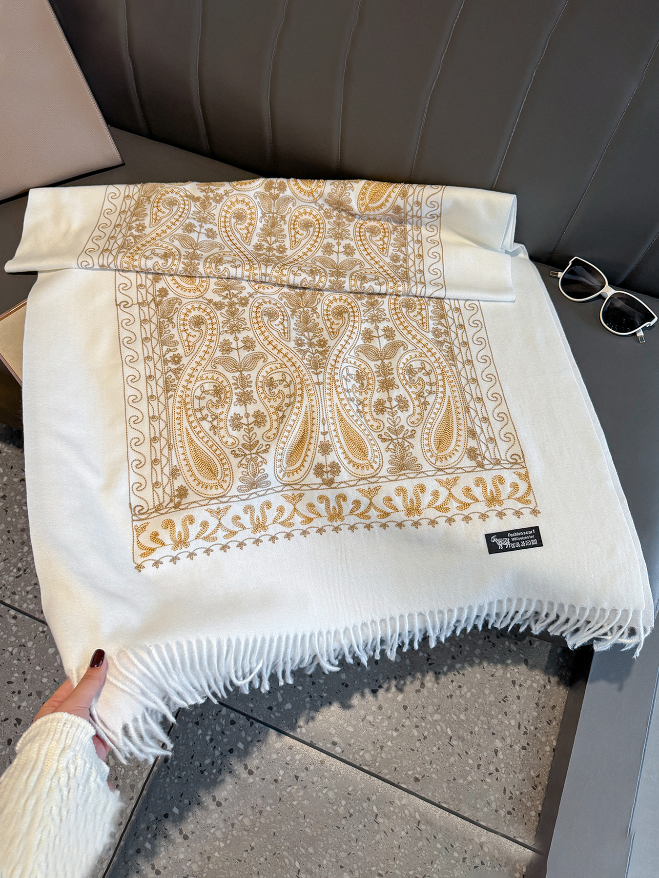Luxury Thick Warm Paisley Pash – Woven Scarf Blanket Bewertung und Preis