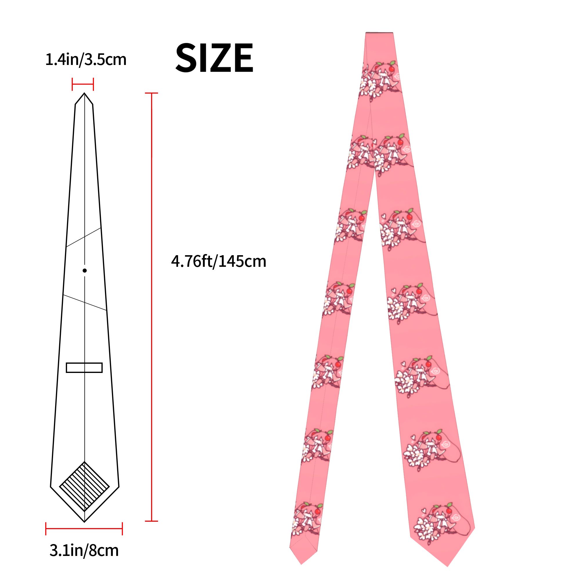 Neckties H-Hatsunes Mikus Chib – Skinny Tie Men Bewertung und Preis