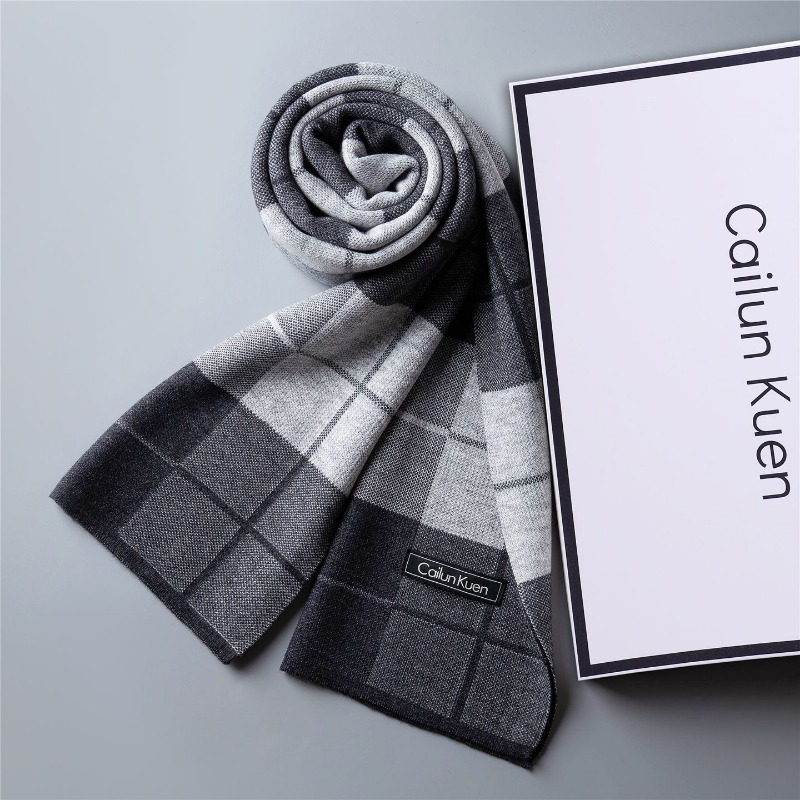 New Men's Versatile Wool Blend – Muffler Men Wool Bewertung und Preis