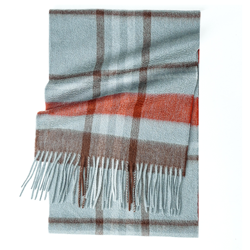 100% Cashmere Scarf   Plaid  W – Muffler Men Wool Bewertung und Preis