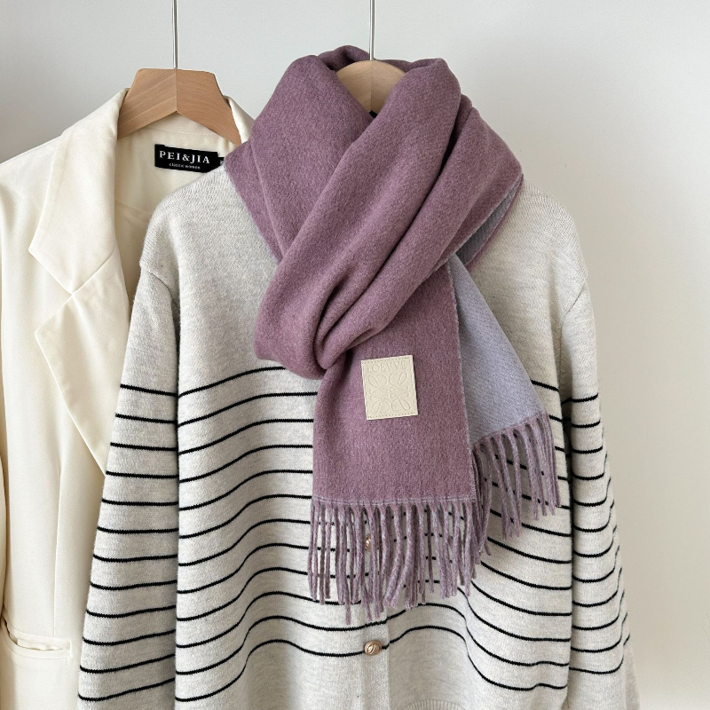 New Luxury Design Wool Scarf W – Muffler Men Wool Bewertung und Preis
