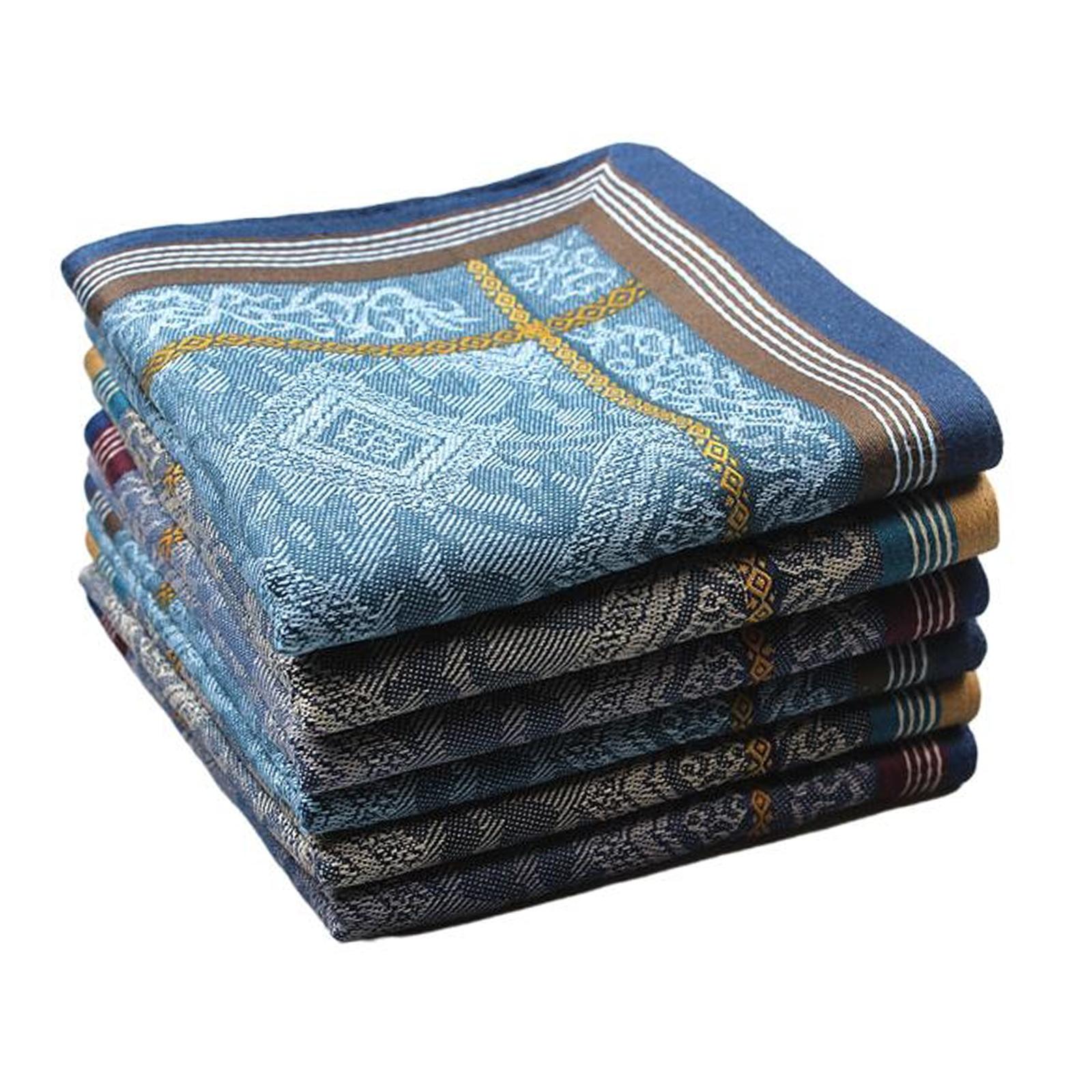 3Pcs Pocket Square Hankies Jac – Handkerchief Cotton Men Bewertung und Preis