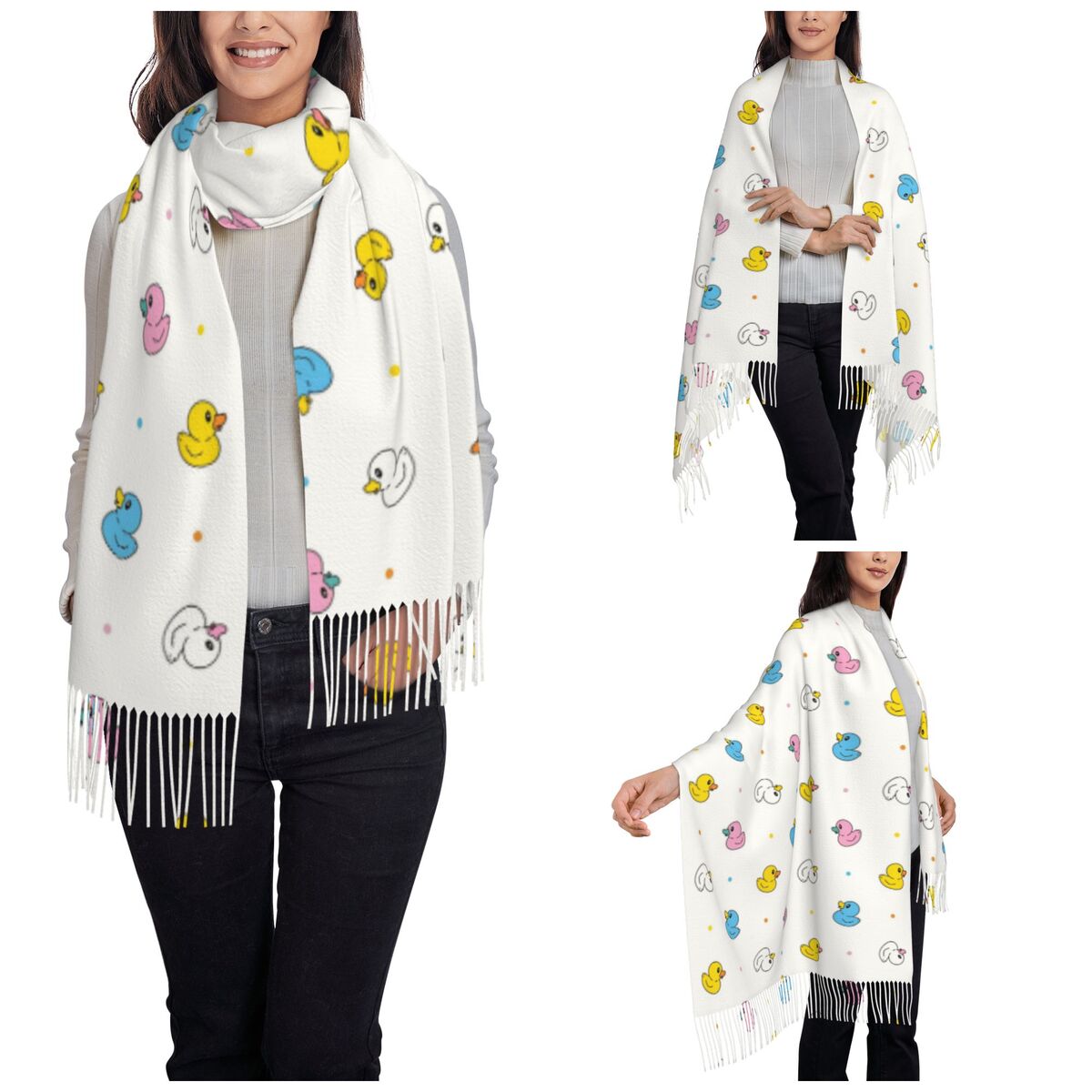 Women's Scarf with Tassel Cute – Pashmina Wrap Large Bewertung und Preis