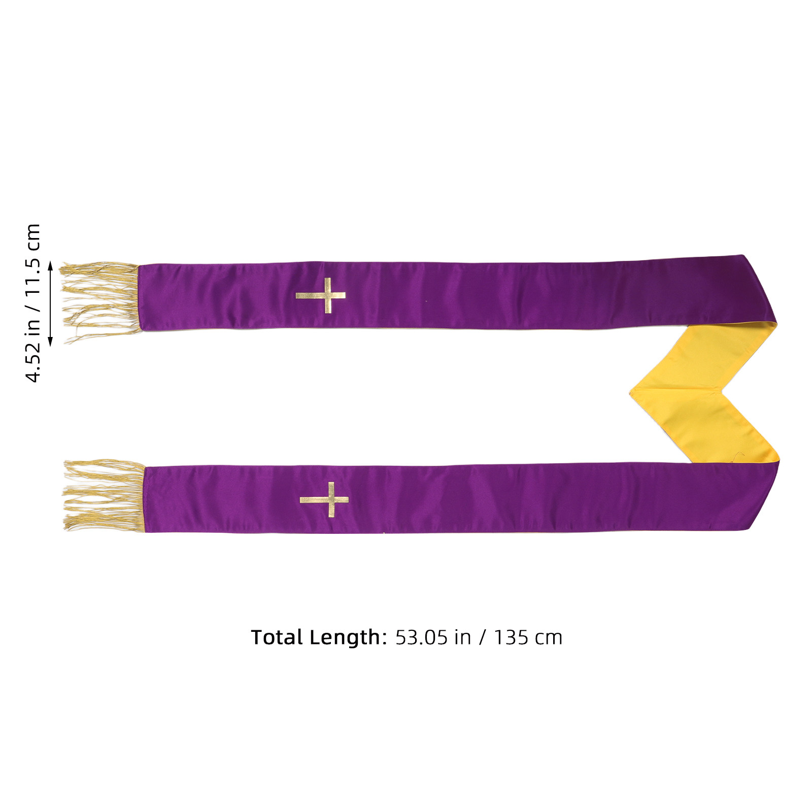 Dual Color Purple Gold Reversi – Stole Wedding Shawl Bewertung und Preis