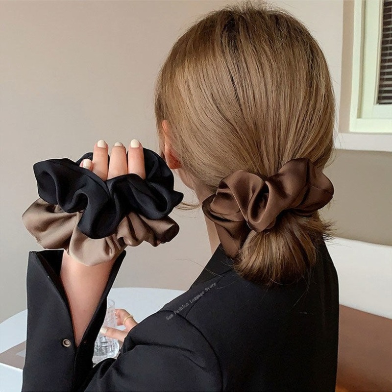 Vintage Silk Hair Scrunchies E – Silk Tie Striped Bewertung und Preis