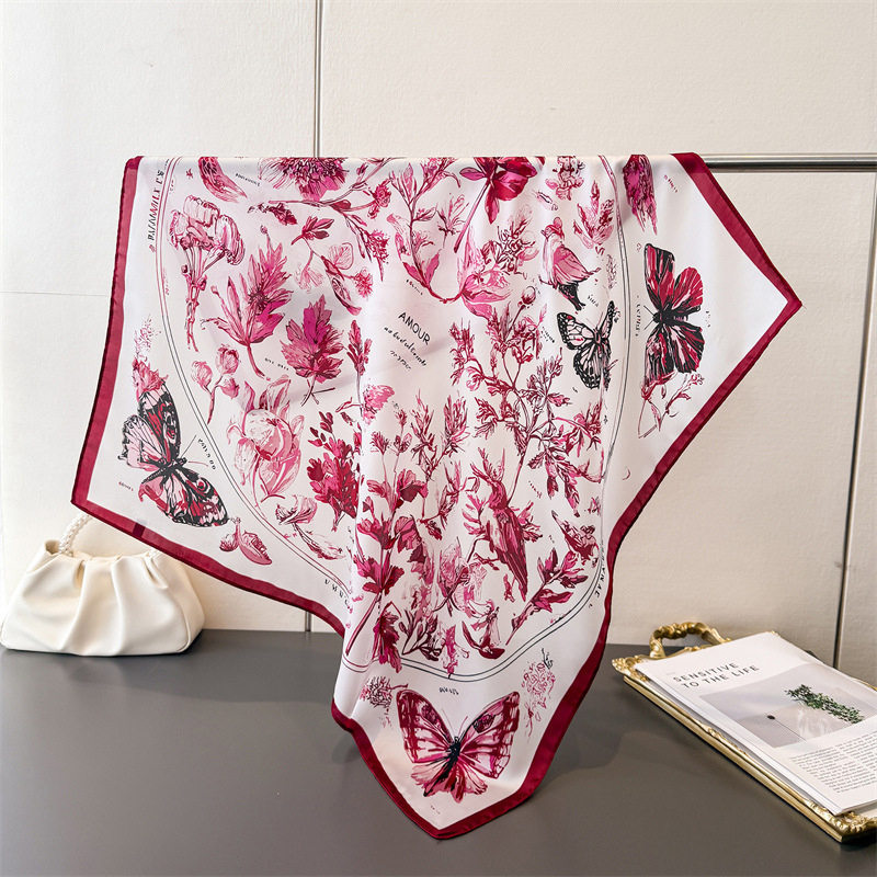 Vintage Butterfly Sketch Squar – Silk Neck Scarf Bewertung und Preis