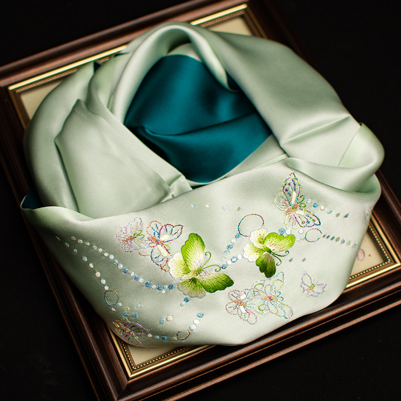Pure Silk Suzhou Embroidery Sc – Silk Neck Scarf Bewertung und Preis
