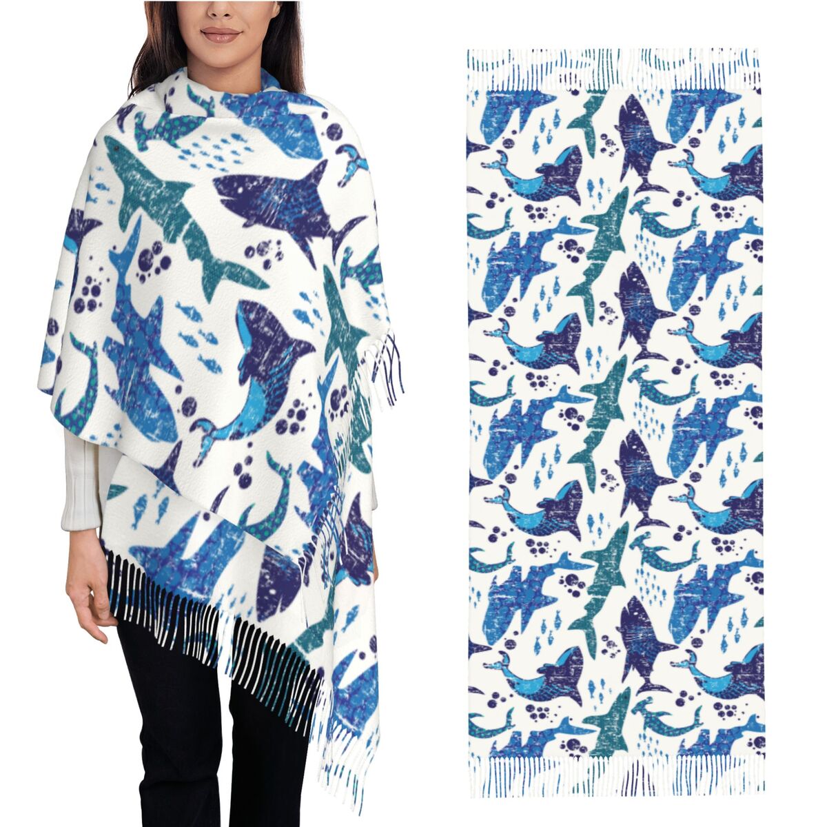 Shark Underwater World Ocean S – Pashmina Wrap Large Bewertung und Preis