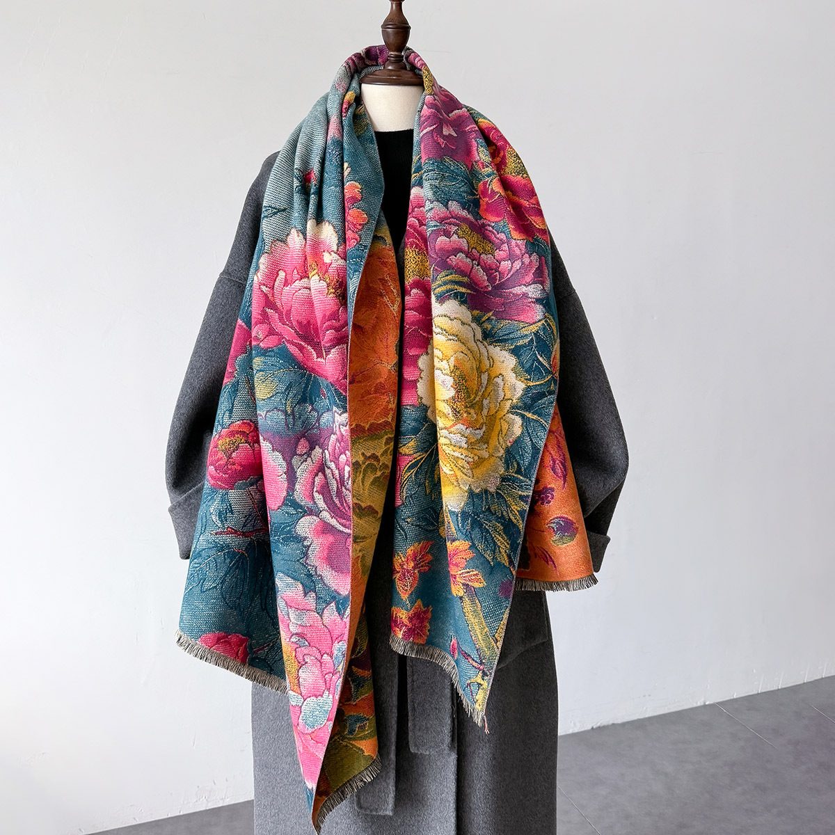 Warm Cashmere Scarf Women Shaw – Woven Scarf Blanket Bewertung und Preis