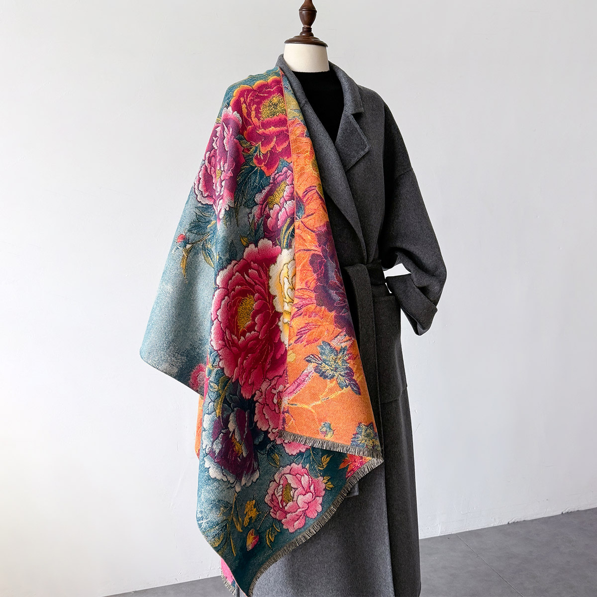Warm Cashmere Scarf Women Shaw – Woven Scarf Blanket Bewertung und Preis