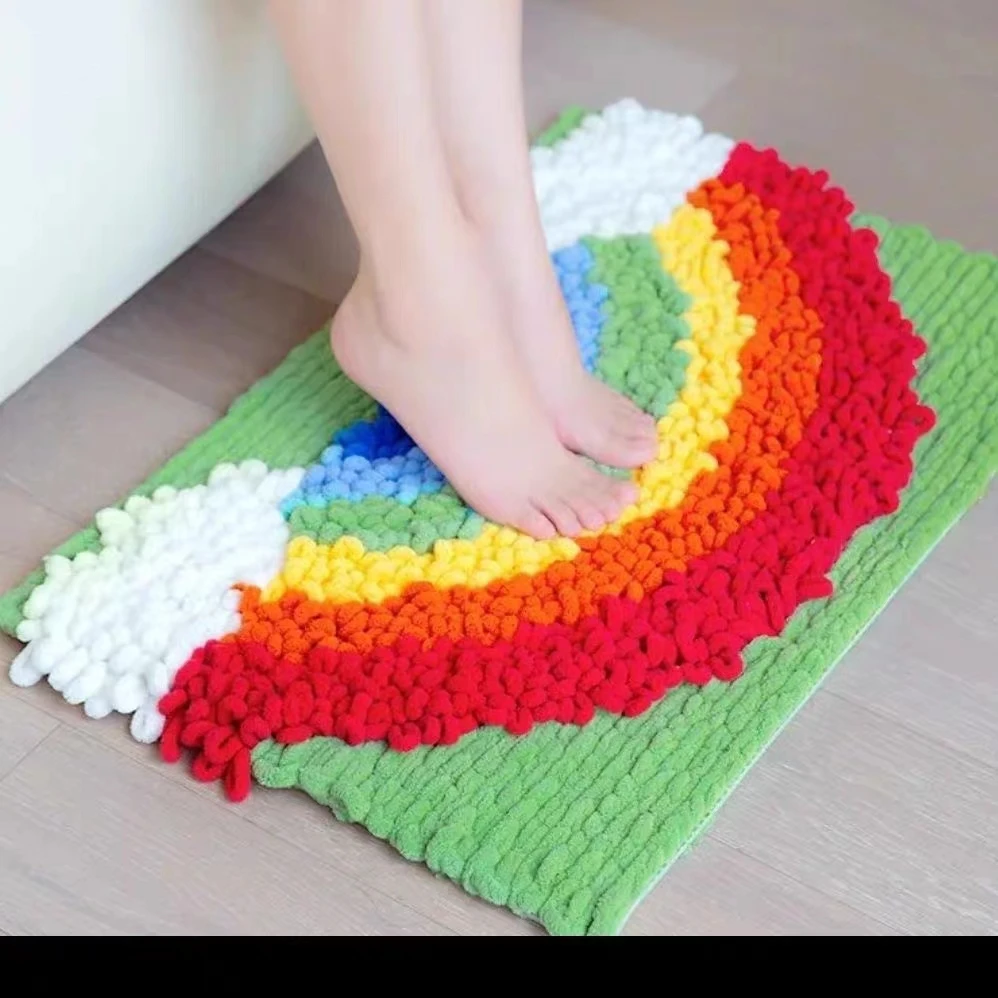 100g/Ball Finger Loop Yarn Thr – Woven Scarf Blanket Bewertung und Preis