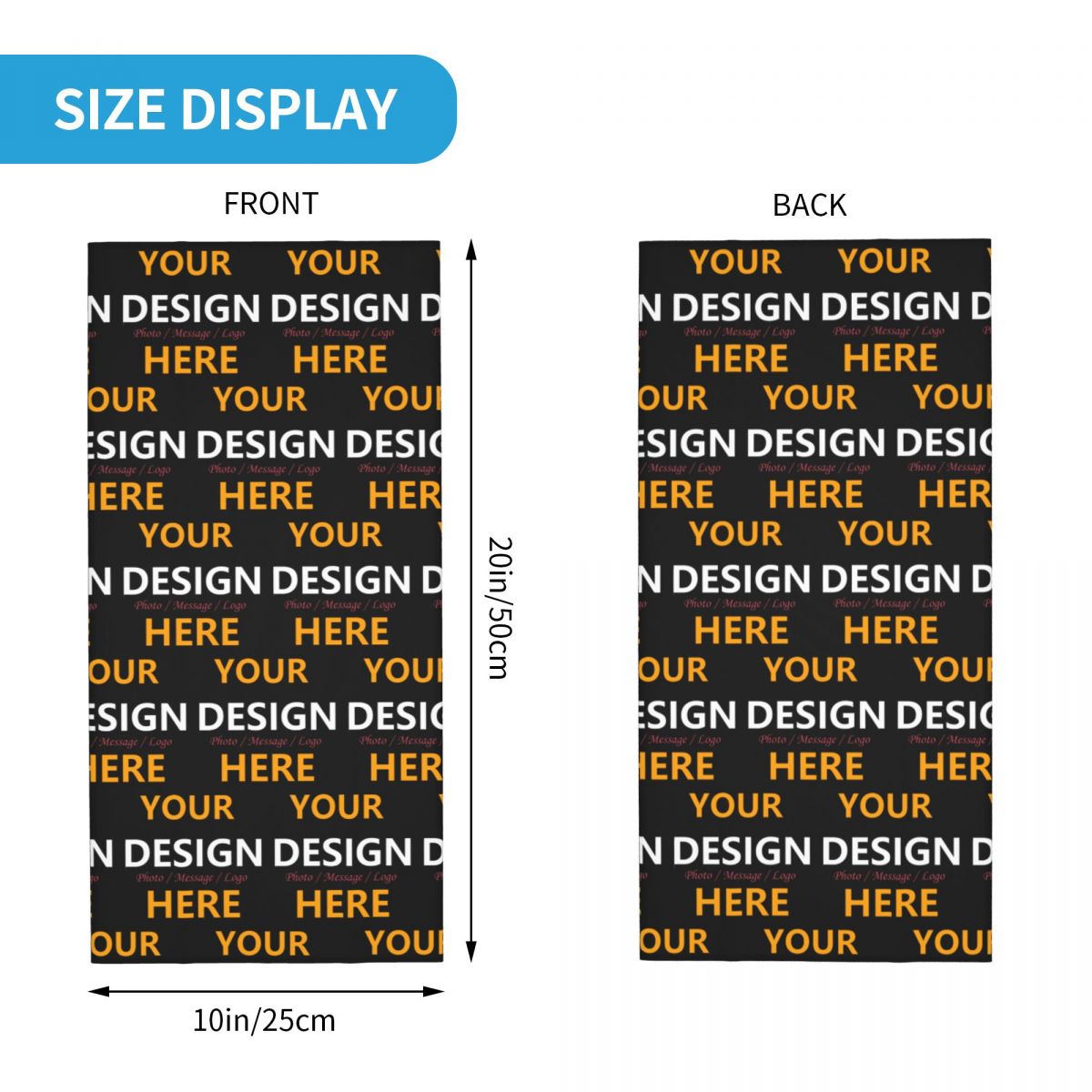 Custom Your Design Here Bandan – Neck Warmer Tube Bewertung und Preis