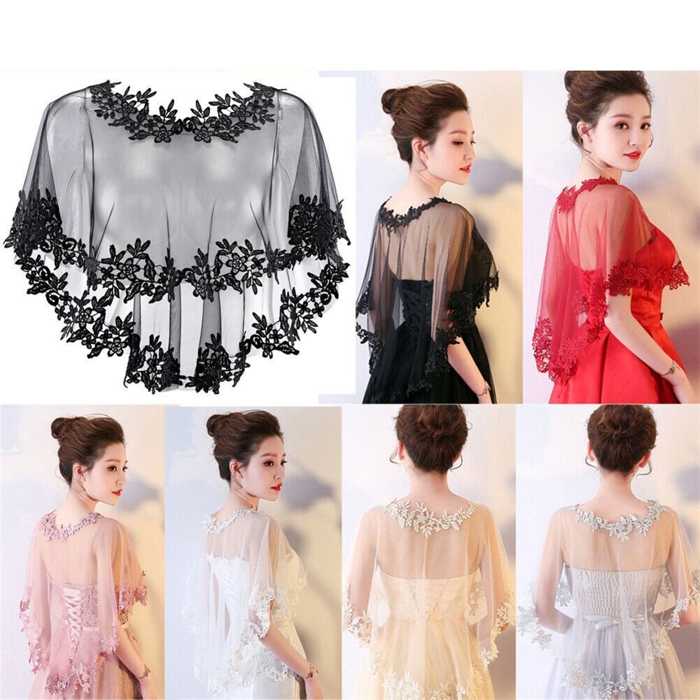 Women Party Bridal Casual Lace – Stole Wedding Shawl Bewertung und Preis