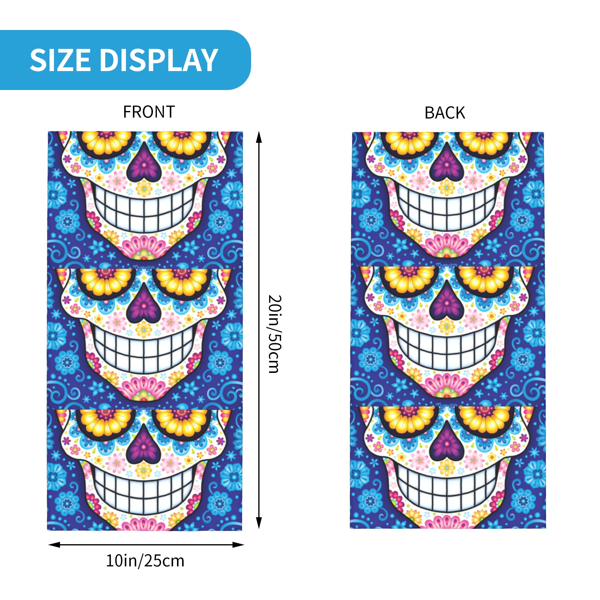 Custom Day Of The Dead Sugar S – Neck Warmer Tube Bewertung und Preis