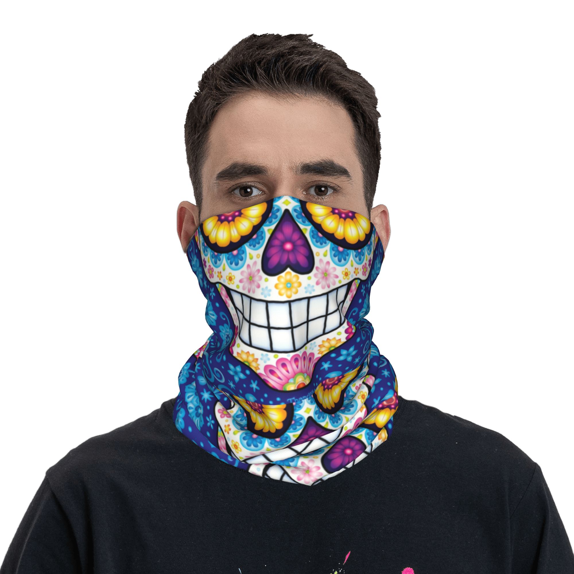 Custom Day Of The Dead Sugar S – Neck Warmer Tube Bewertung und Preis