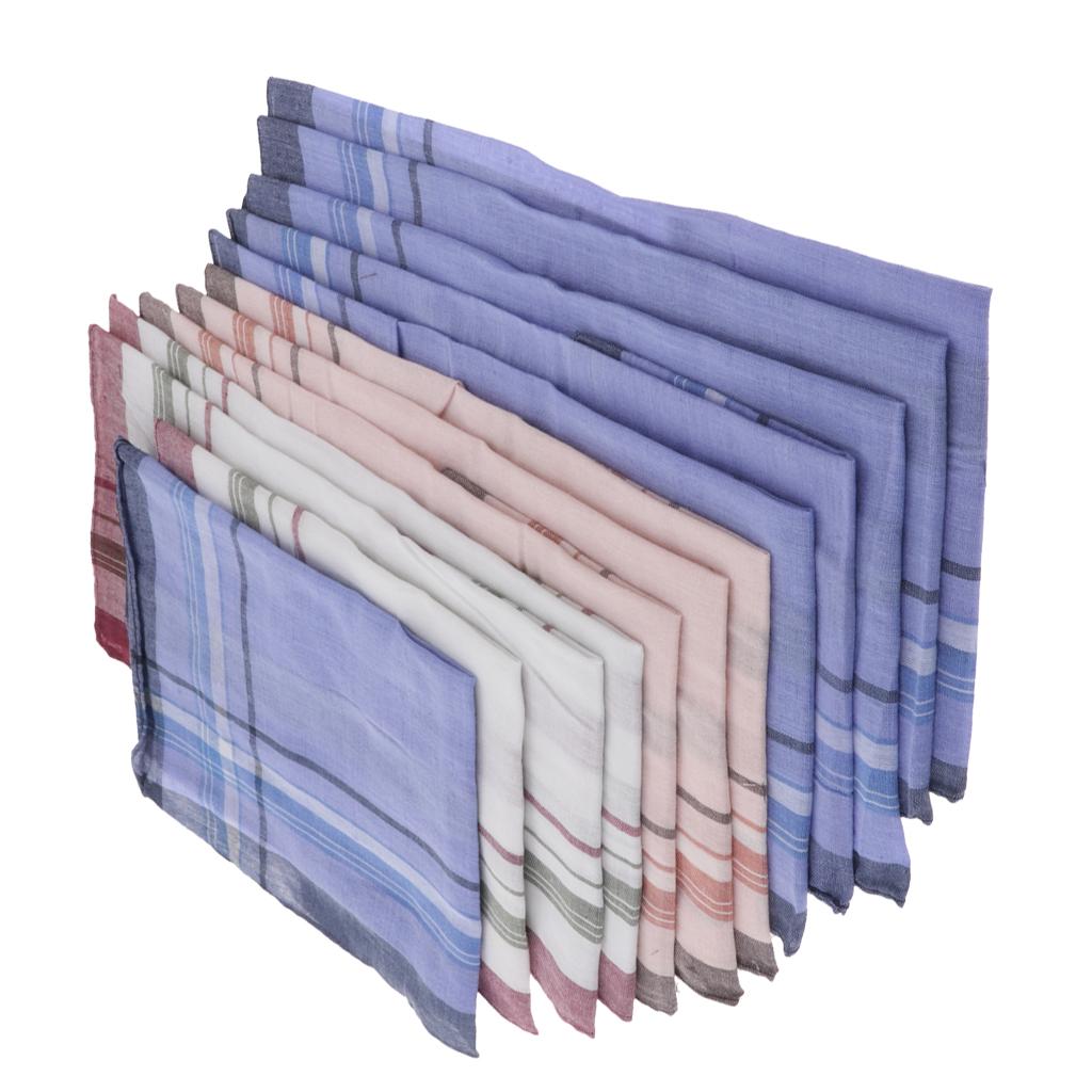 12 Pieces Men Assorted Cotton  – Handkerchief Cotton Men Bewertung und Preis