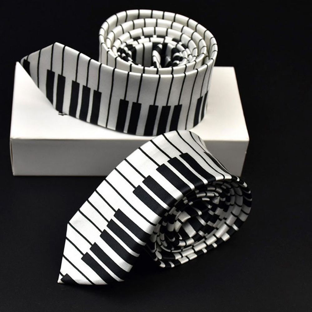 Skinny Piano Black & White Men – Skinny Tie Men Bewertung und Preis