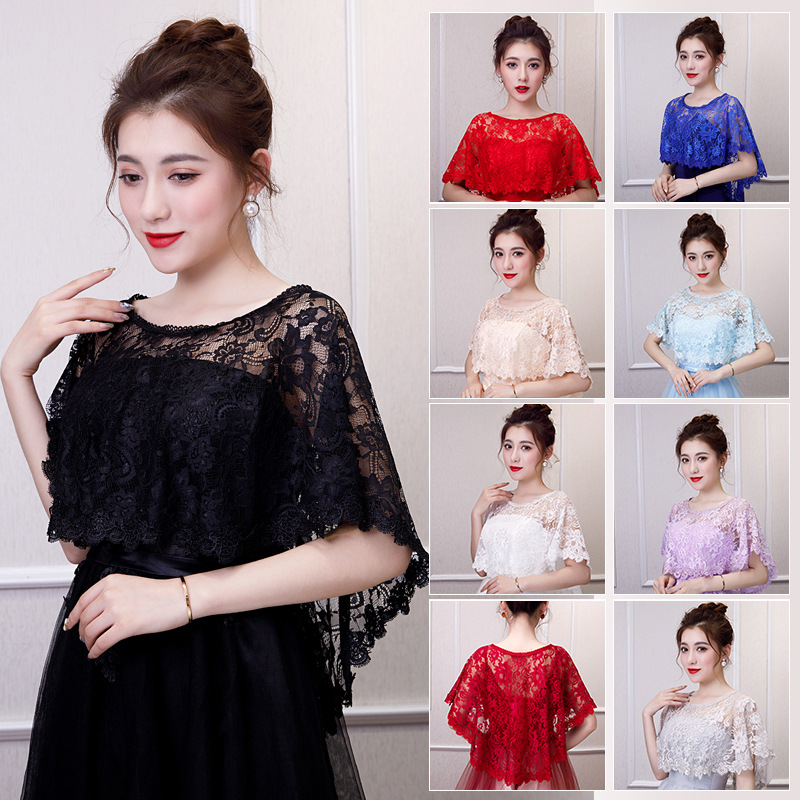 Hot Sale Lace Wedding Wrap Jac – Stole Wedding Shawl Bewertung und Preis