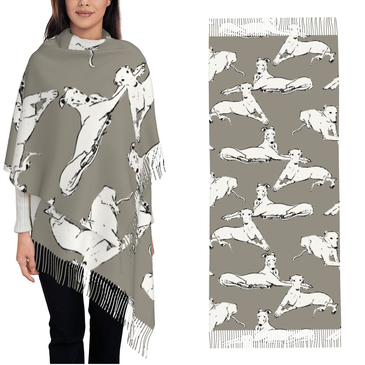 Relaxing Greyhound Whippet Sca – Pashmina Wrap Large Bewertung und Preis