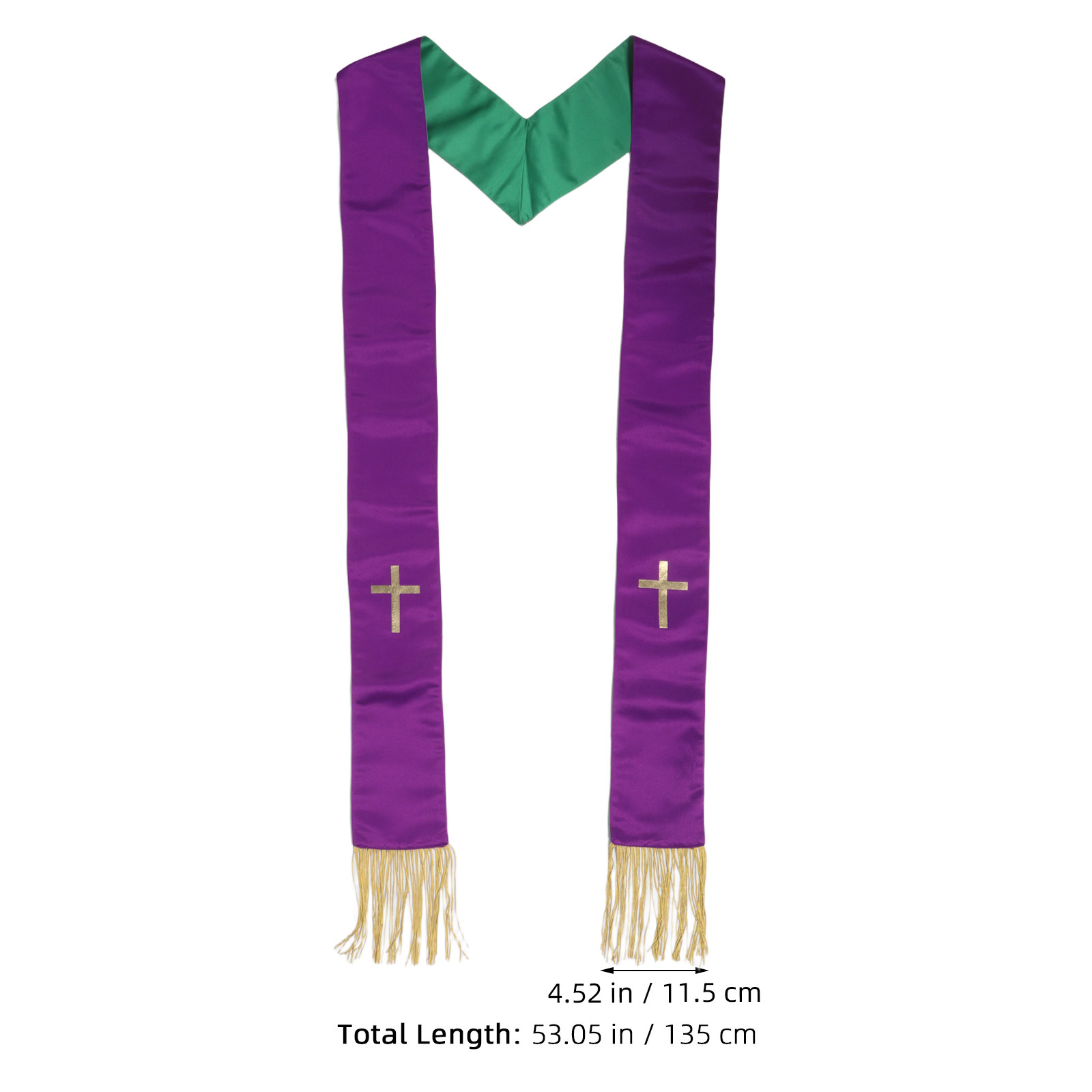 Reversible Embroidered Pastor  – Stole Wedding Shawl Bewertung und Preis