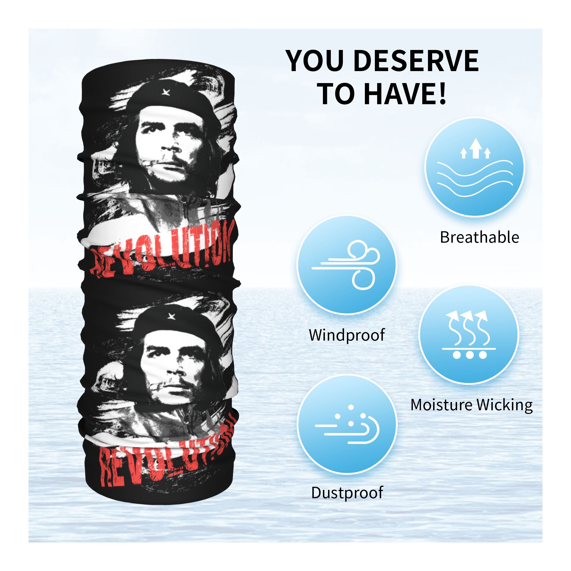 Custom Che Guevara Revolution  – Neck Warmer Tube Bewertung und Preis