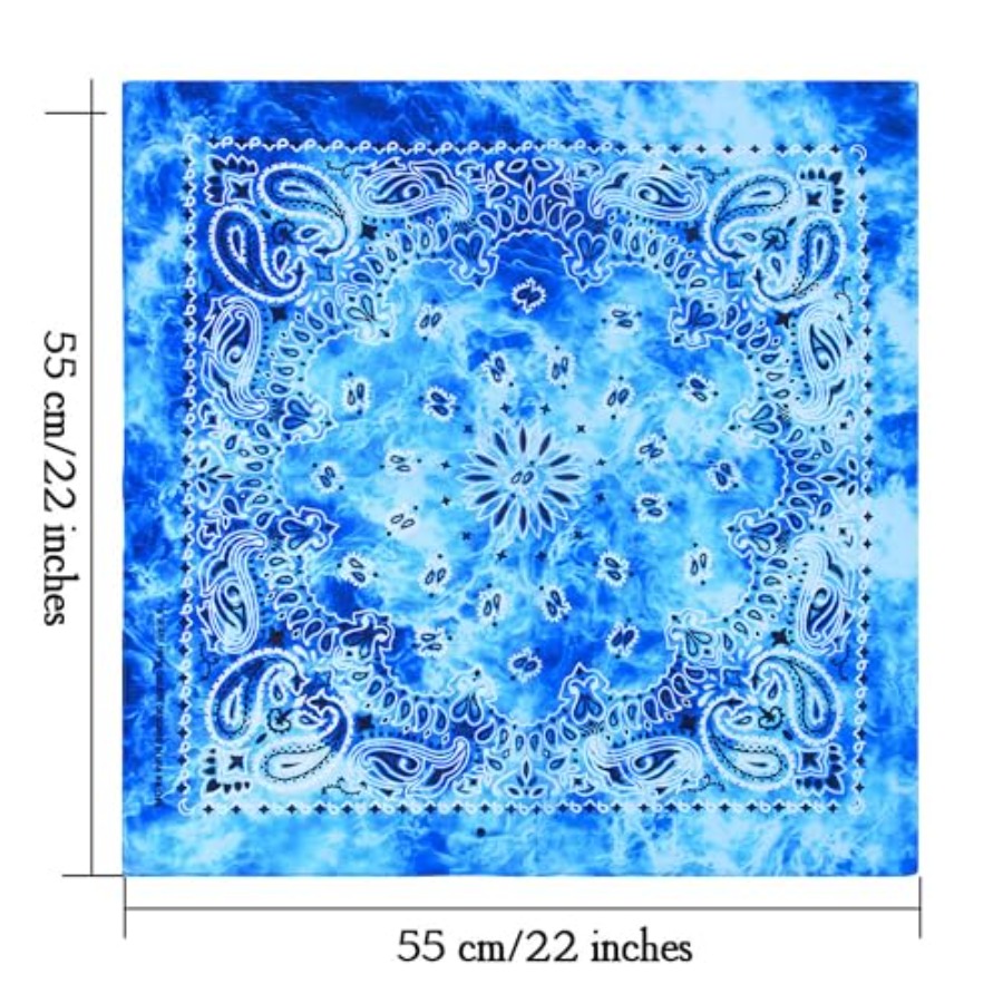 URATOT 6 Pack Tie Dye Bandana  – Handkerchief Cotton Men Bewertung und Preis