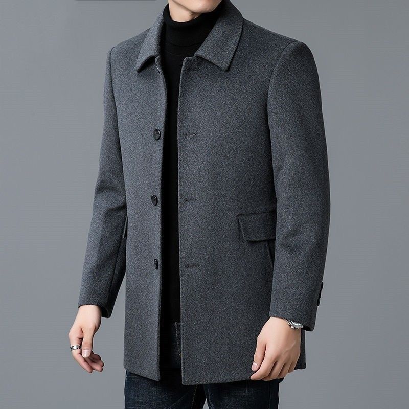 Wool Blend Coat White Mans Sha – Muffler Men Wool Bewertung und Preis