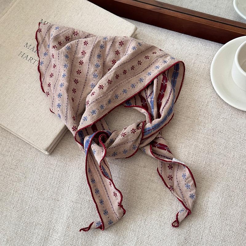 *1Pcs Soft Cotton Linen Triang – Bandana Cotton Bewertung und Preis
