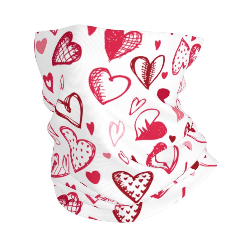 Pink Red Love Hearts Bandana N – Neck Warmer Tube Bewertung und Preis