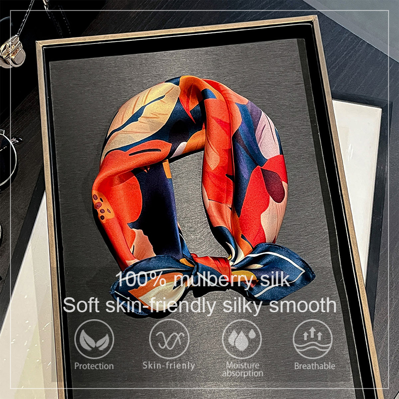 2026 New Spring 100% Pure Silk – Ascot Neck Scarf Bewertung und Preis