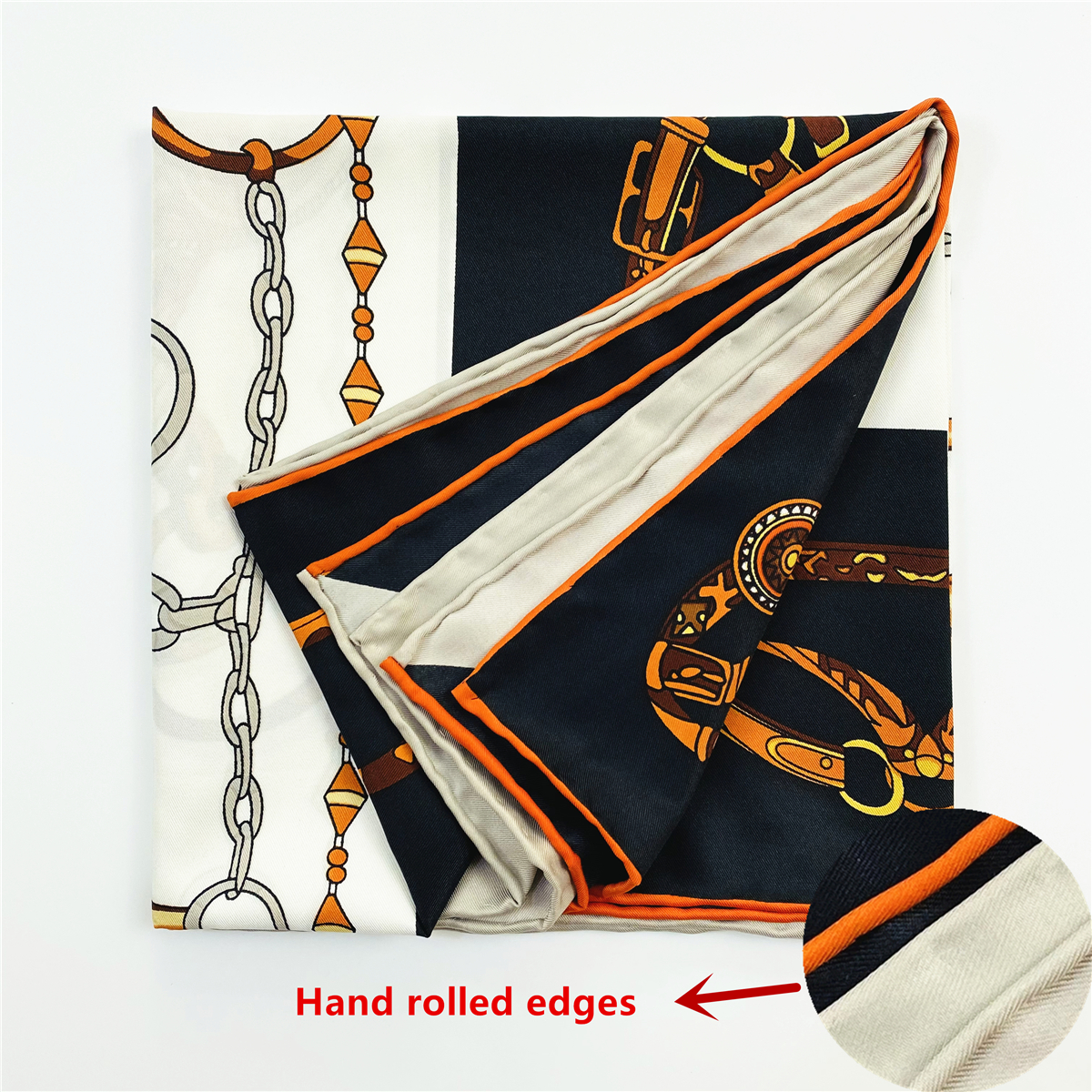 90cm Luxury Rope Tassels Twill – Silk Neck Scarf Bewertung und Preis