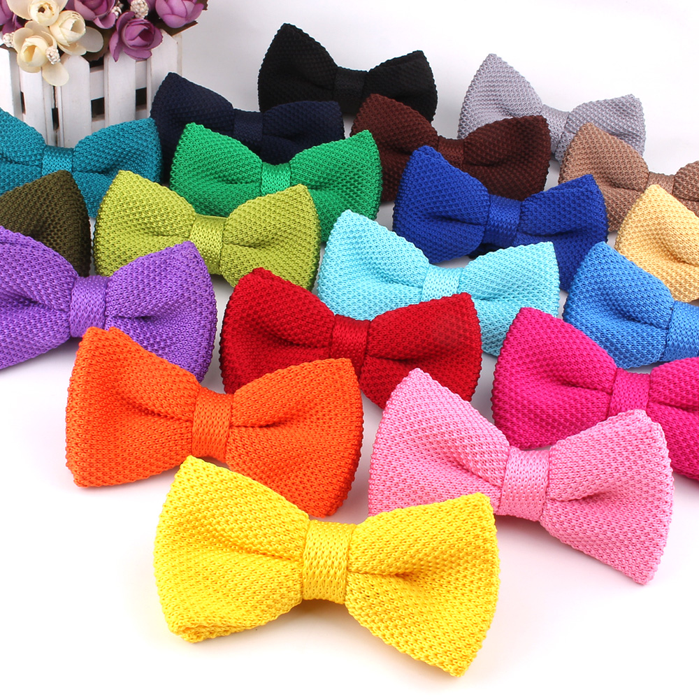 New Men Solid Knitted Bowtie B – Bow Tie Pre Tied Bewertung und Preis