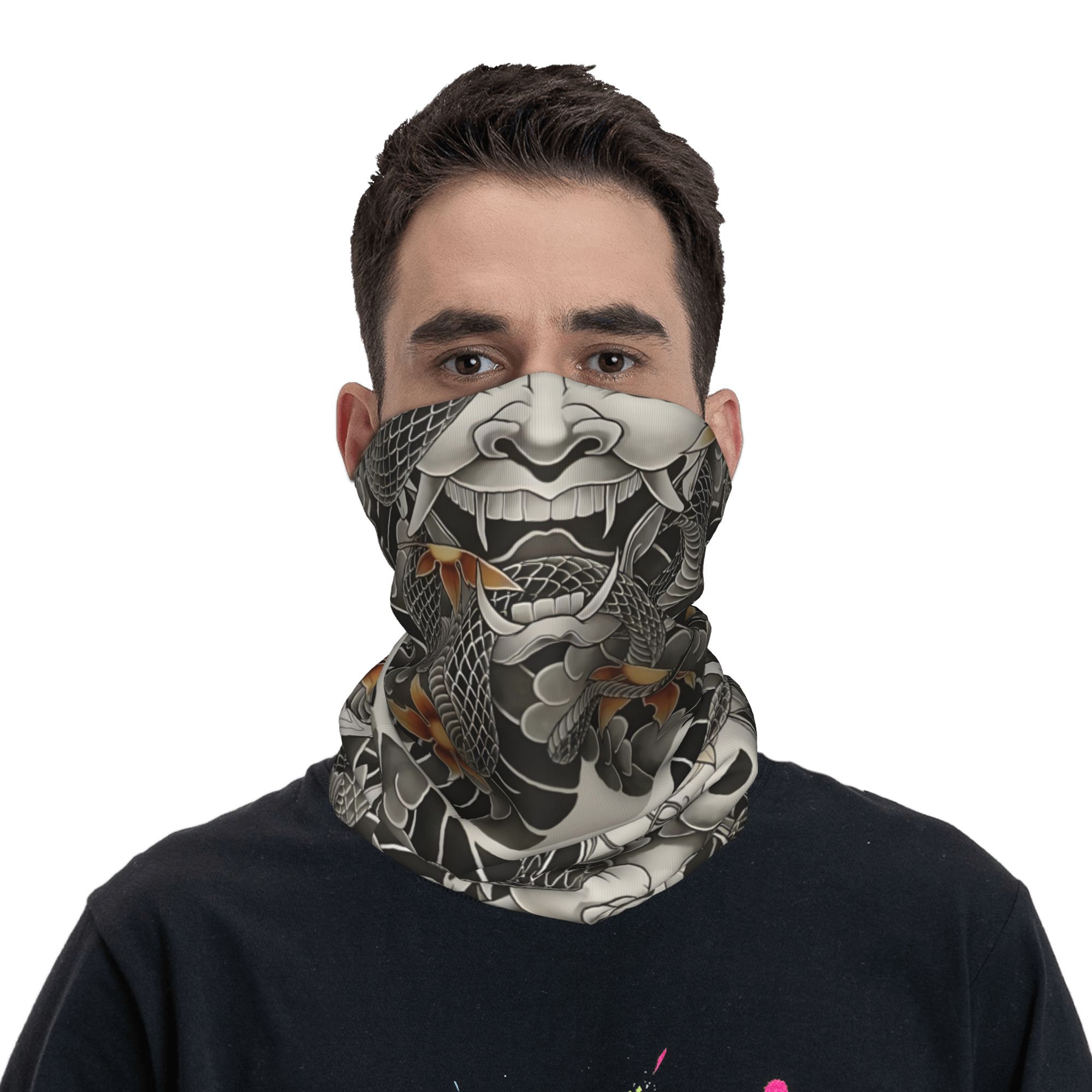 Custom Samurai Oni Demon Banda – Neck Warmer Tube Bewertung und Preis
