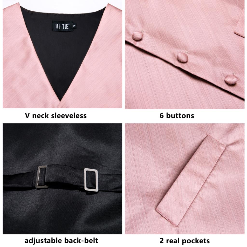 Hi-Tie Luxury Silk Mens Vests  – Silk Tie Striped Bewertung und Preis