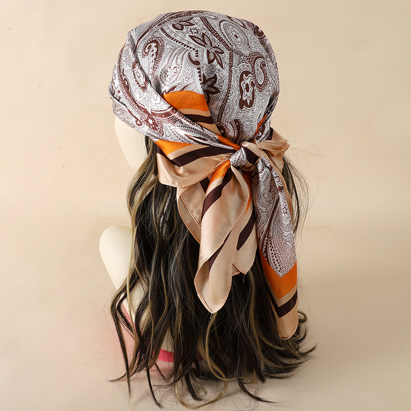 Luxury Spring Silk Scarf Women – Silk Tie Striped Bewertung und Preis
