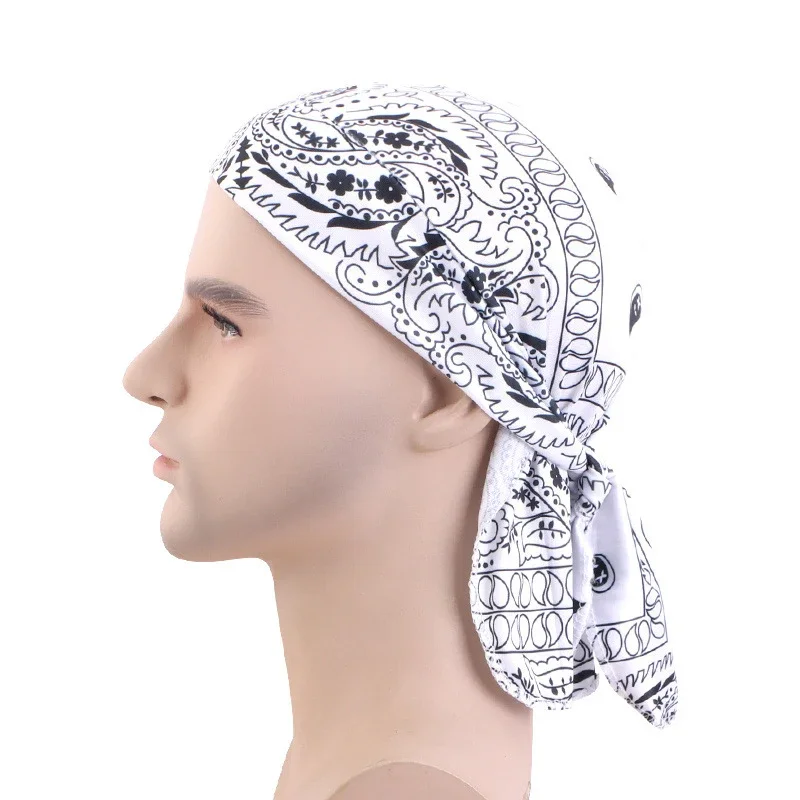 New Men Women Print Durag Du-R – Bandana Doo Rag Bewertung und Preis