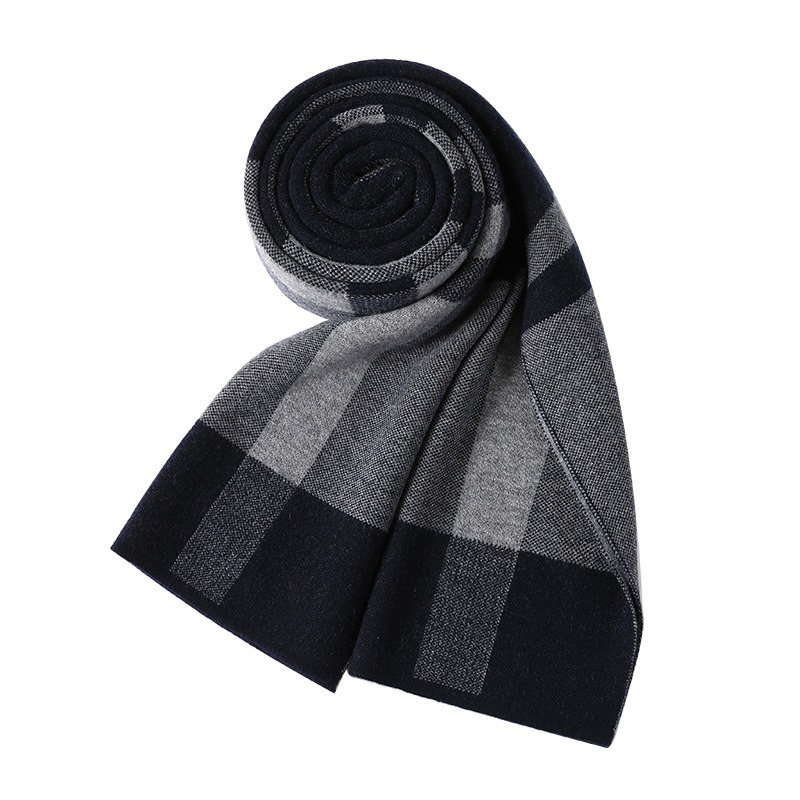 Luxury Scarf Man Winter Warm W – Muffler Men Wool Bewertung und Preis