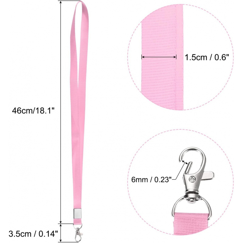 Neck Lanyards, Flat Strap Lany – Lanyard Badge Holder Bewertung und Preis