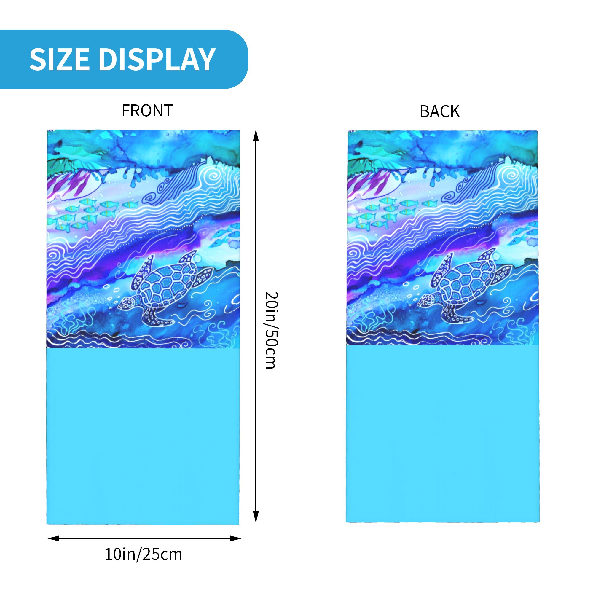 Custom Ocean Turtle Dive Winte – Neck Warmer Tube Bewertung und Preis
