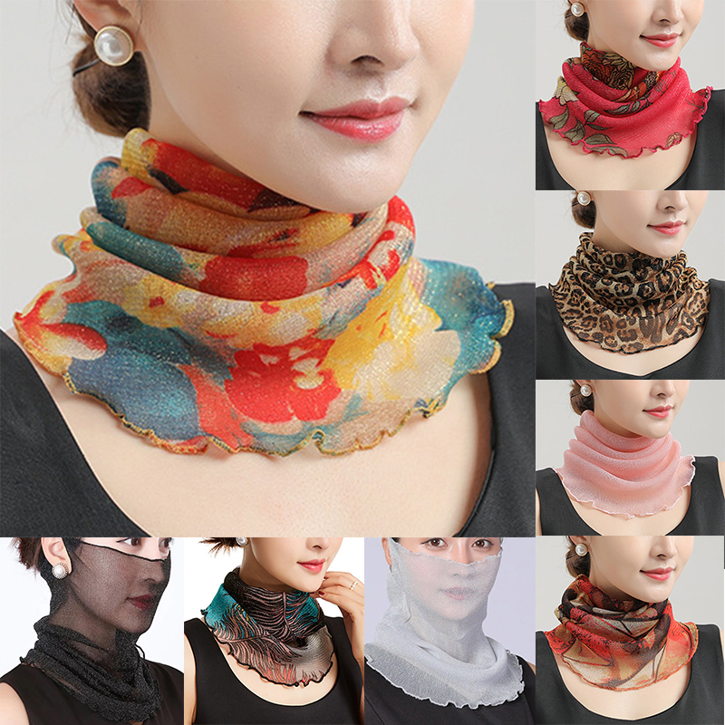Spring Summer Chiffon Neck Col – Ascot Neck Scarf Bewertung und Preis