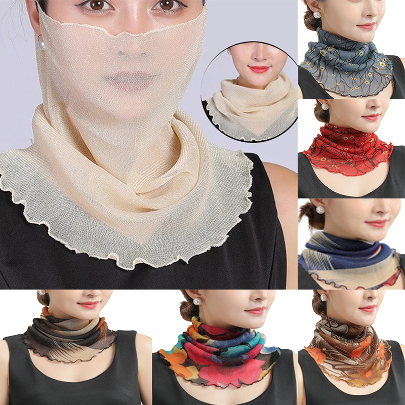 Spring Summer Chiffon Neck Col – Ascot Neck Scarf Bewertung und Preis