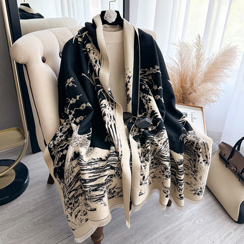 Women Winter Cashmere Scarf Wh – Woven Scarf Blanket Bewertung und Preis