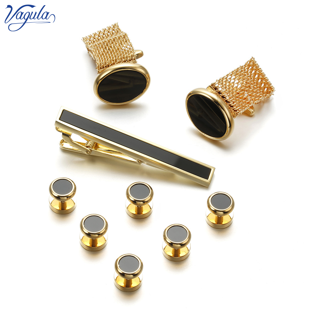 VAGULA New 9PCS Cuff links Tie – Tie Bar Set Gift Bewertung und Preis