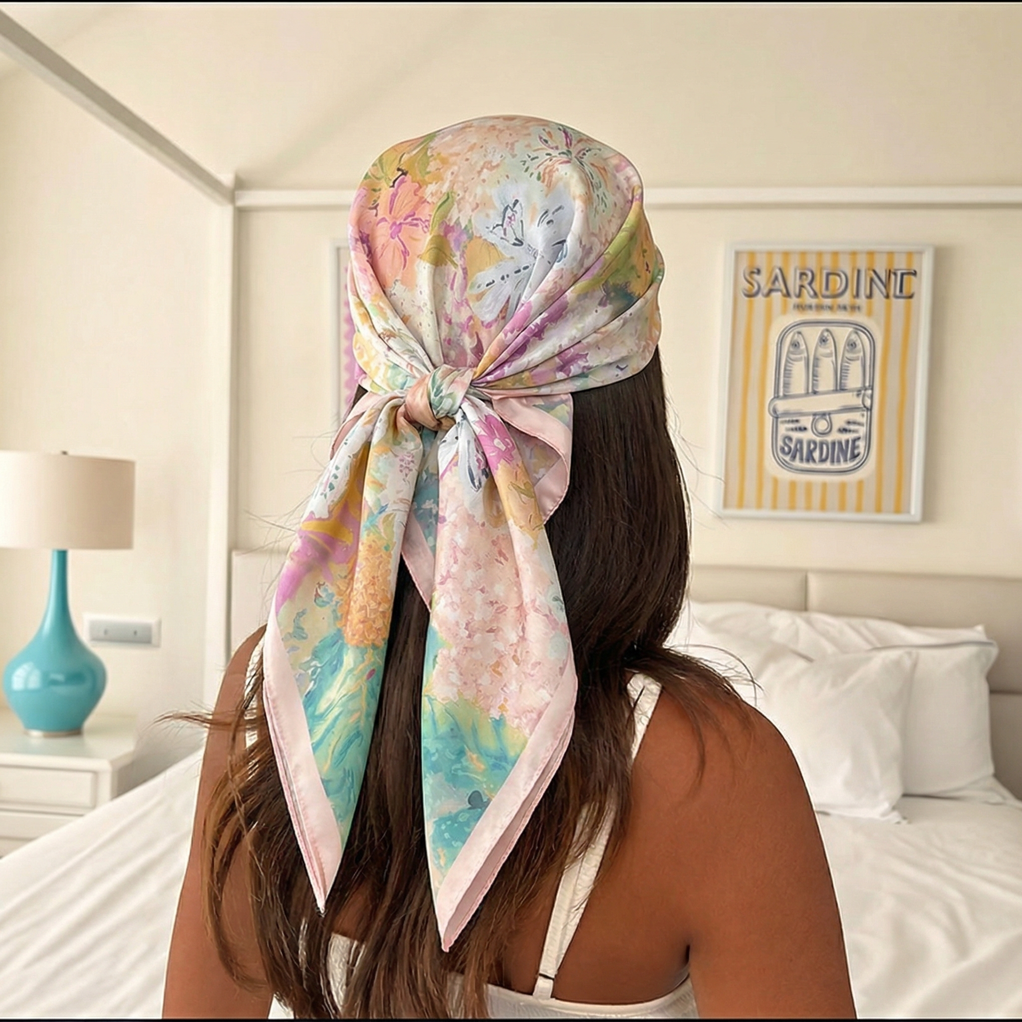 70*70cm Square Silk Scarf for  – Silk Neck Scarf Bewertung und Preis