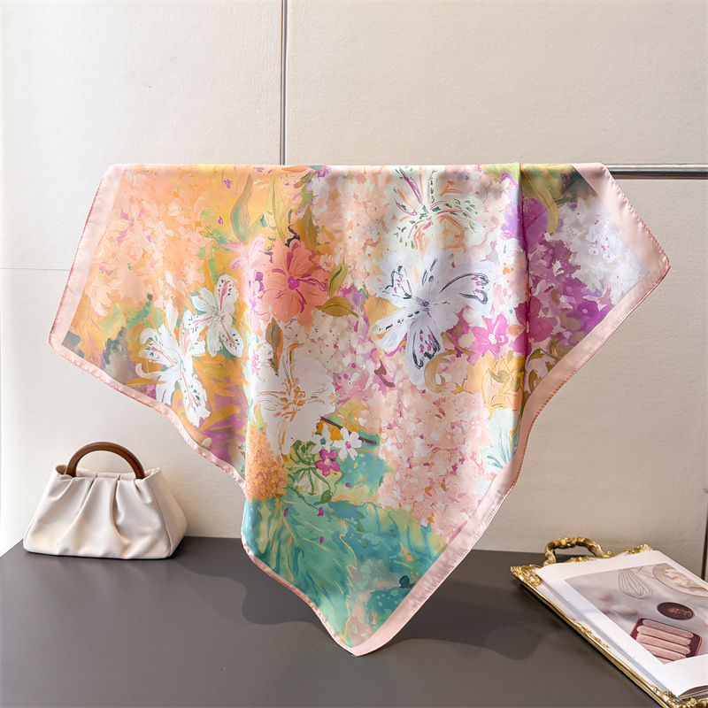 70*70cm Square Silk Scarf for  – Silk Neck Scarf Bewertung und Preis