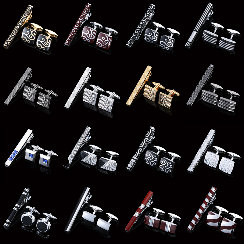 High quality cuff and tie clip – Tie Bar Set Gift Bewertung und Preis
