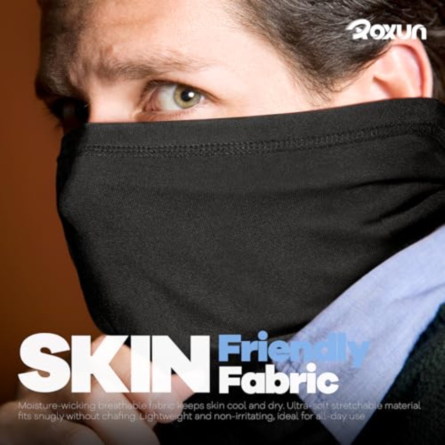 ROXUN 4 Pack Neck Gaiter, Cool – Face Scarf Mask Bewertung und Preis