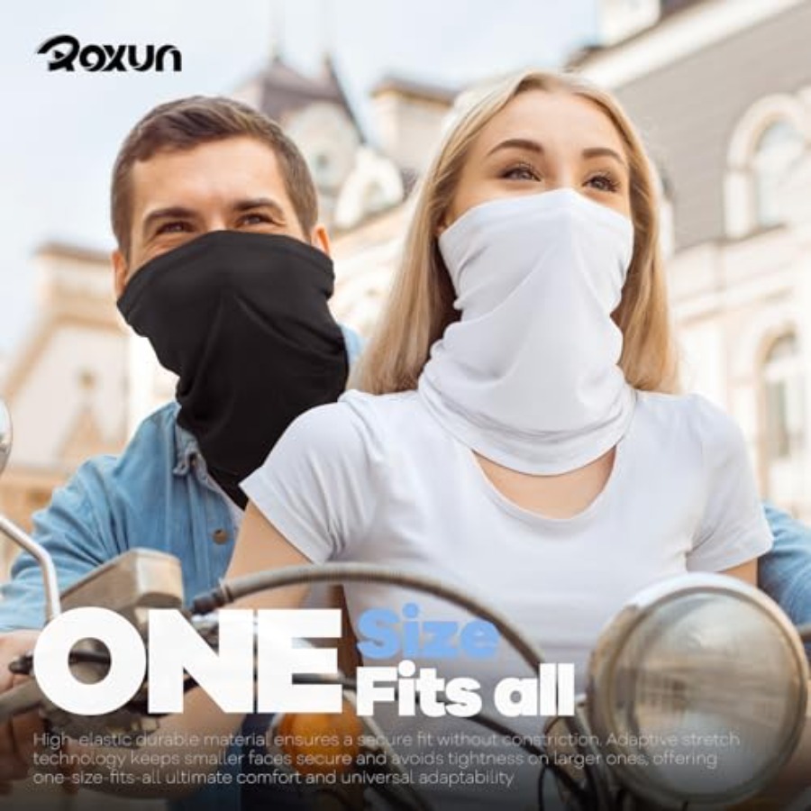 ROXUN 4 Pack Neck Gaiter, Cool – Face Scarf Mask Bewertung und Preis
